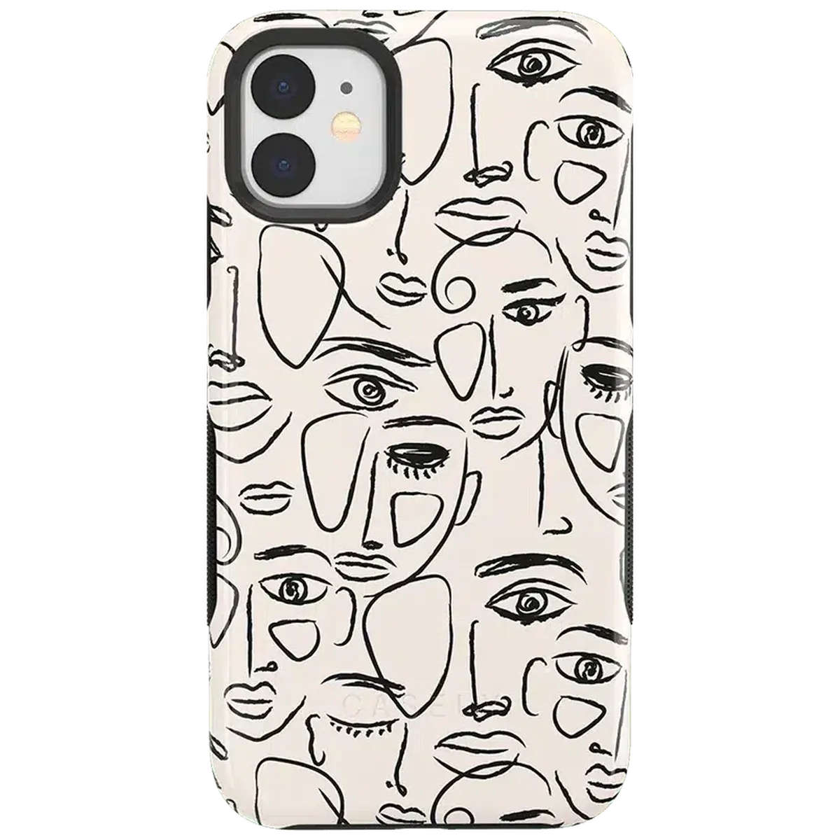 We're All Human | Minimal Face Art Case