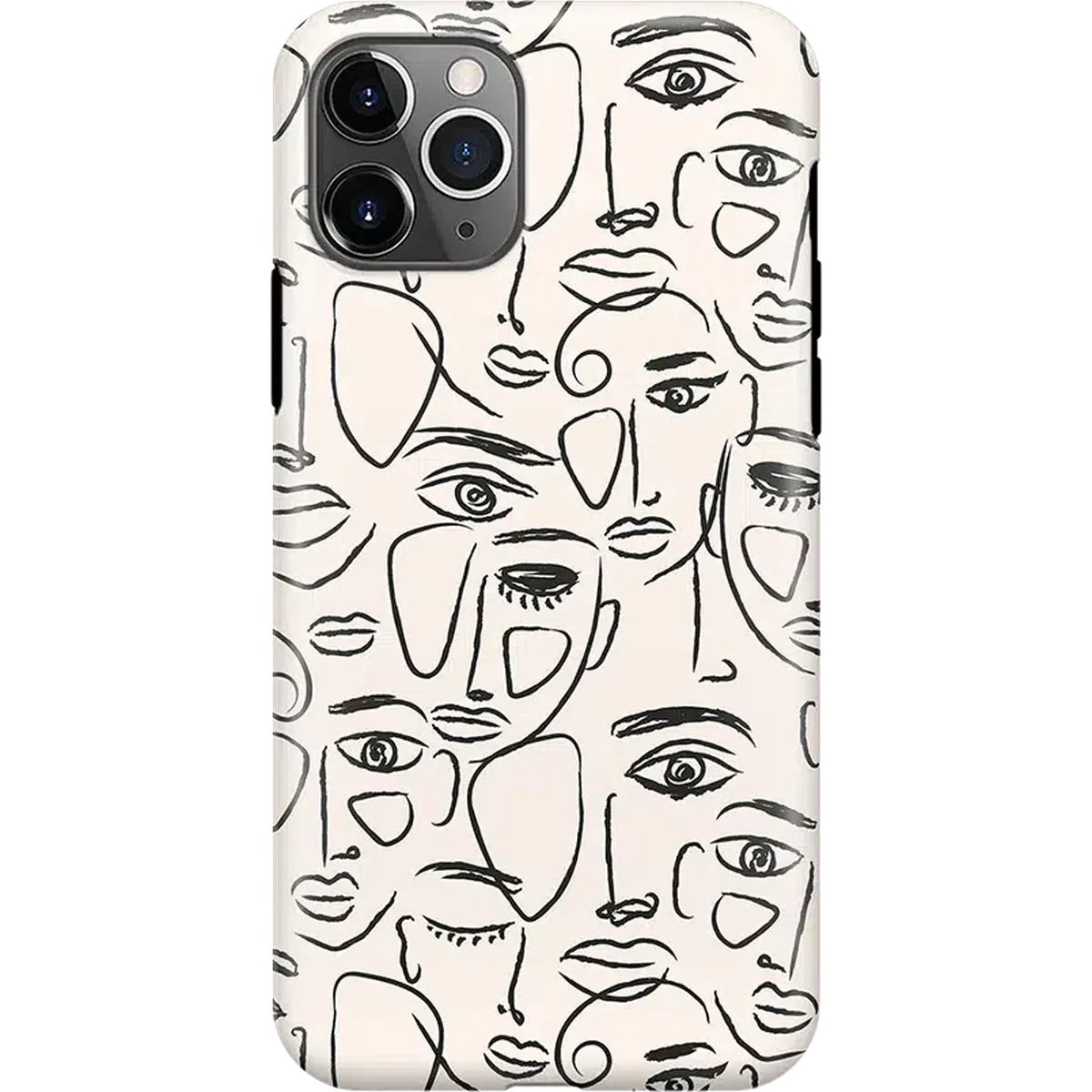We're All Human | Minimal Face Art Case
