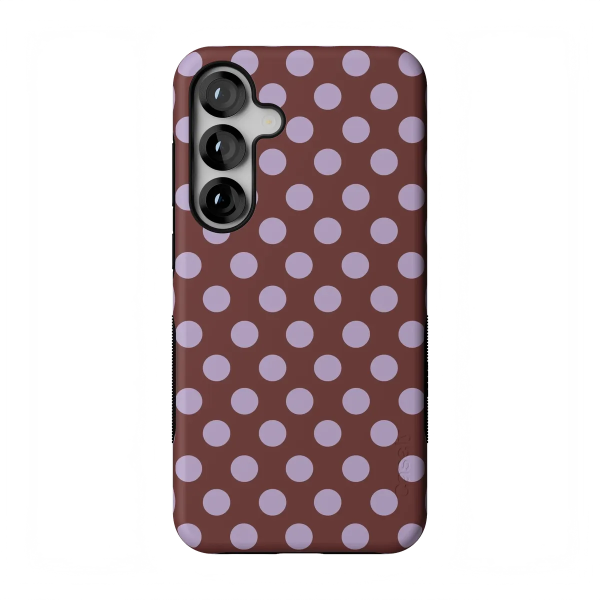 Spotted in SoHo | Burgundy Polka Dot Case