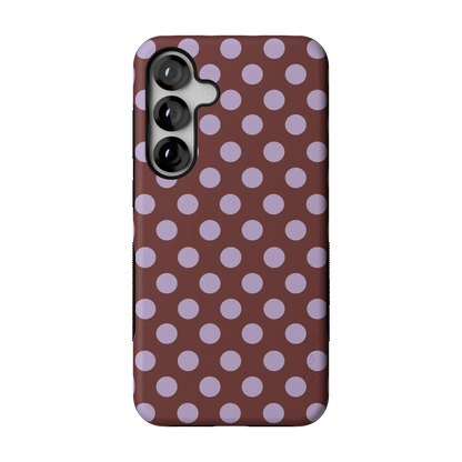 Spotted in SoHo | Burgundy Polka Dot Case