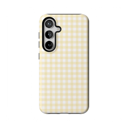 Pastel Picnic | Yellow Gingham Case
