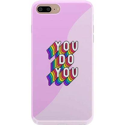 YOU DO YOU | Purple Print iPhone Case