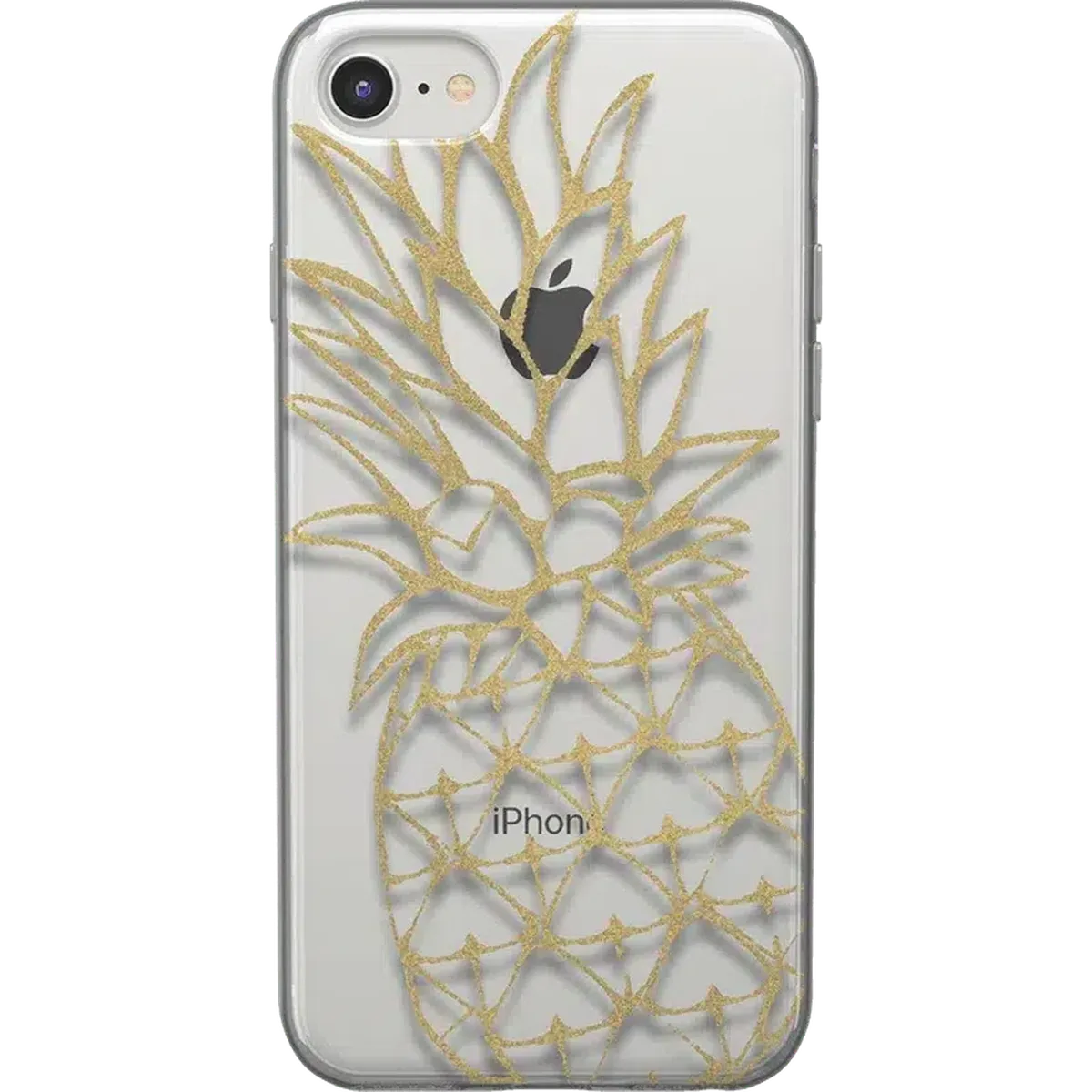 You're a Fine-Apple | Gold Pineapple Clear Case