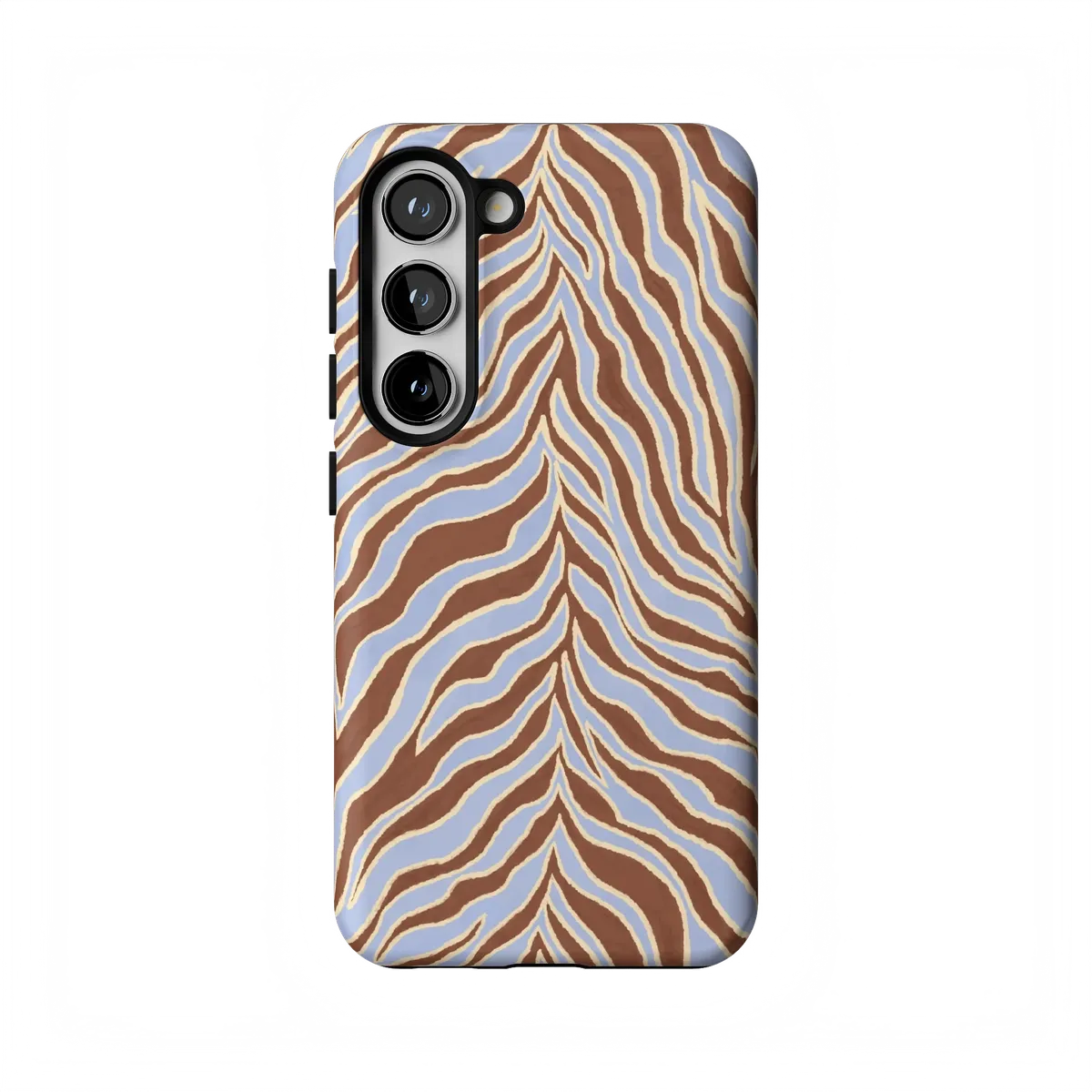 Untamed | Brown & Blue Zebra Case
